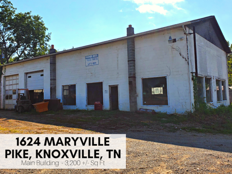 ABSOLUTE REAL ESTATE & EQUIPMENT AUCTION - 1624 Maryville Pk., Commercial Buildings on 1.30 Acres
