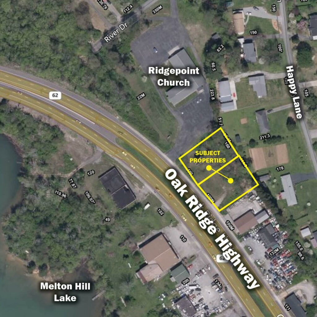 REAL ESTATE AUCTION SUBJECT TO COURT CONFIRMATION - 2 Adjoining Commercial Lots to be Sold As One