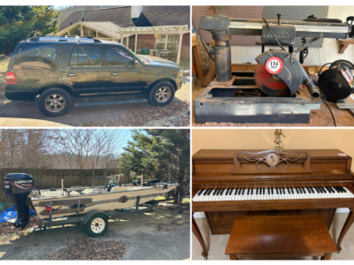 ONLINE AUCTION SUBJECT TO COURT CONFIRMATION: Personal Property from Estate in Seymour, TN