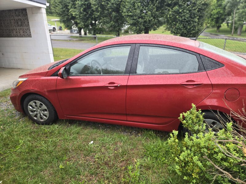 ONLINE PERSONAL PROPERTY AUCTION SUBJECT TO COURT CONFIRMATION: 2017 Hyundai Accent SE
