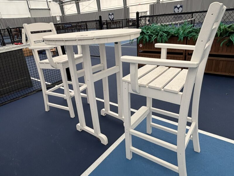 ONLINE ONLY ABSOLUTE AUCTION: Commercial Furnishings, Polywood Patio Sets, Patio Heaters, Coolers & More from Premier Pickleball