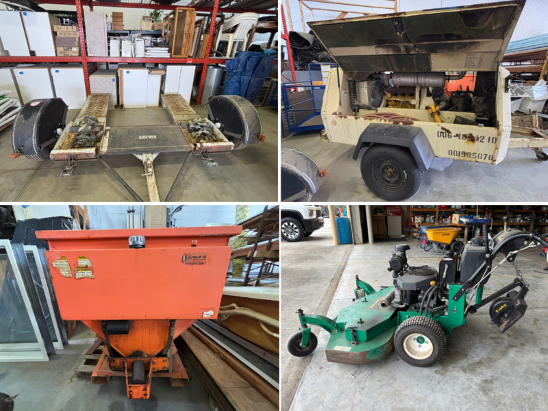 ONLINE ONLY ABSOLUTE AUCTION: Surplus Construction Equipment & Building Materials in Powell, TN