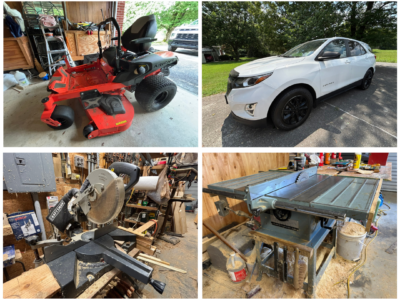 ONLINE ABSOLUTE AUCTION: Vehicle, Shop & Lawn Equipment, Furnishings, Coins & More from the Estate of Charles W Conner, Jr.