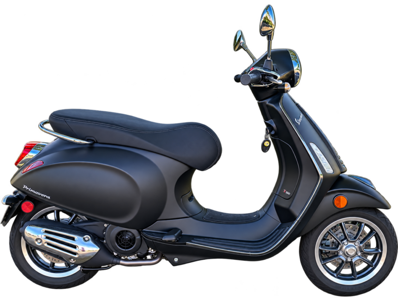 ONLINE ABSOLUTE AUCTION: 2023 Vespa Primavera S 150 & 2021 Vespa Primavera 50 – 75th Anniversary Edition Scooter