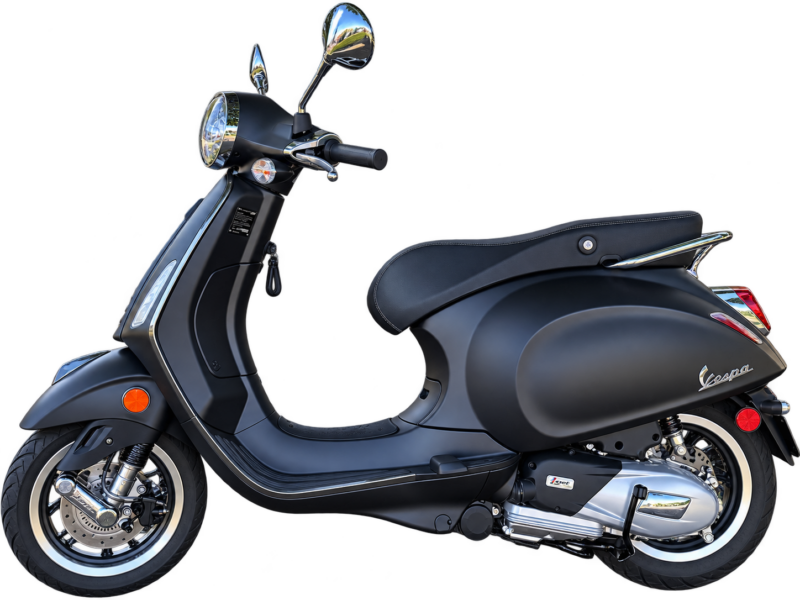 ONLINE ABSOLUTE AUCTION: 2023 Vespa Primavera S 150 & 2021 Vespa Primavera 50 – 75th Anniversary Edition Scooter