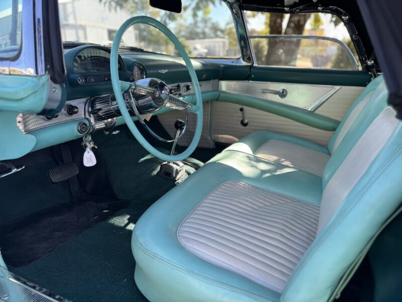 ONLINE ABSOLUTE AUCTION: 1955 Ford Thunderbird Convertible – Thunderbird Blue – 292 V8 – Automatic